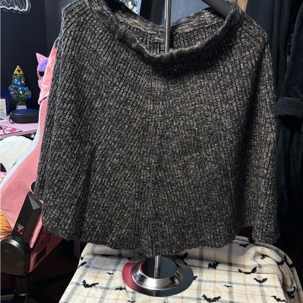 Adrienne Vittadini Black Skater Skirt